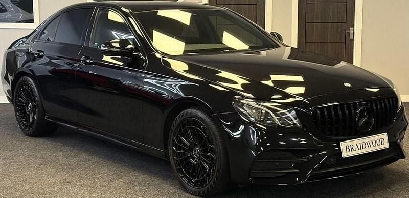 Used Mercedes E200 AMG line 150 HP (110 kW) 2017 Black Sedan