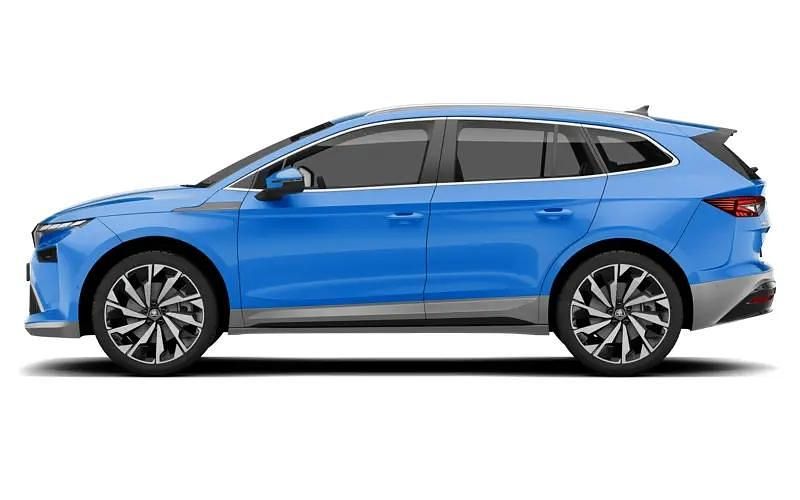Race blue metallic Used 2025 Skoda Enyaq iV SUV | £35,318 - Image 1/1
