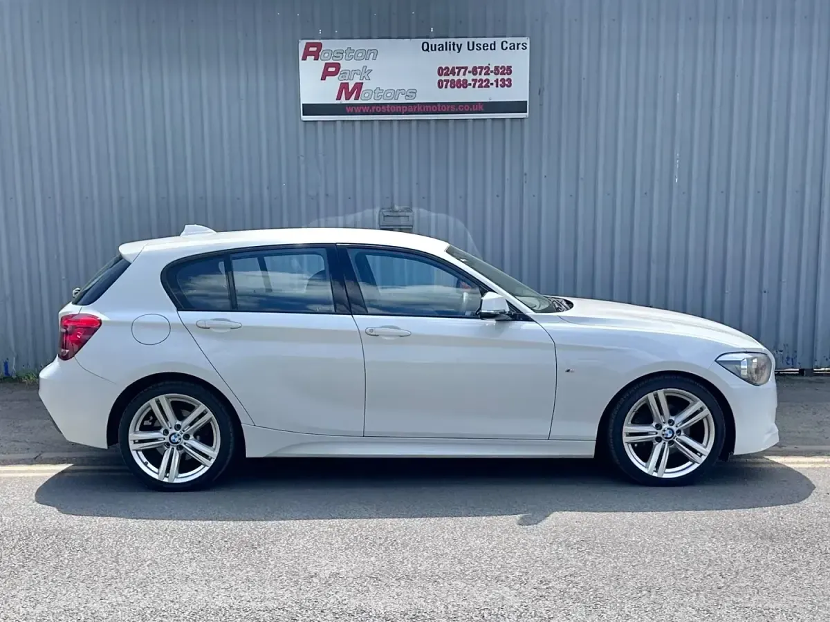 Used BMW 120 M Sport 184 HP (135 kW) 2014 White Hatchback