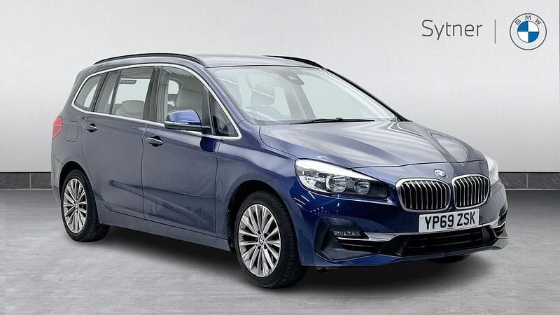 Blue Used 2019 BMW 218 Gran Tourer Luxury Line MPV | £12,500 (Good price) - Image 1/4