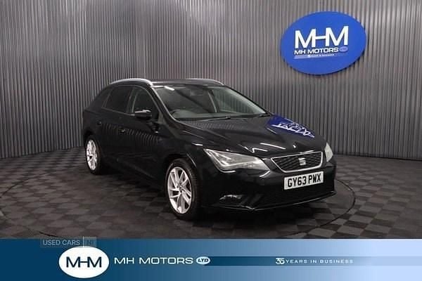 Black Used 2014 Seat Leon SE Estate | £5,995 (Fair price) - Image 1/4