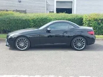 Used Mercedes SLC180 AMG line 156 HP (114 kW) 2017 Black Cabriolet
