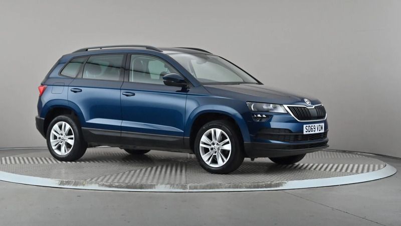Blue Used 2020 Skoda Karoq SE Technology SUV | £14,277 (Good price) - Image 1/4