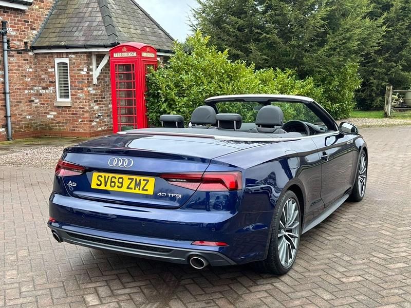 Used Audi A5 Cabriolet S-Line 2019 Blue Cabriolet