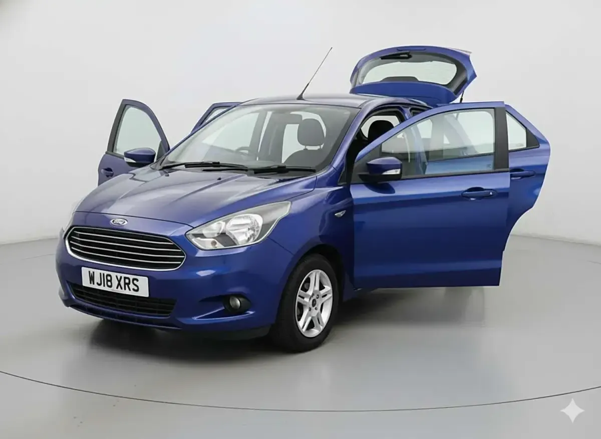 Used Ford Ka Plus Zetec 2018 Blue Hatchback