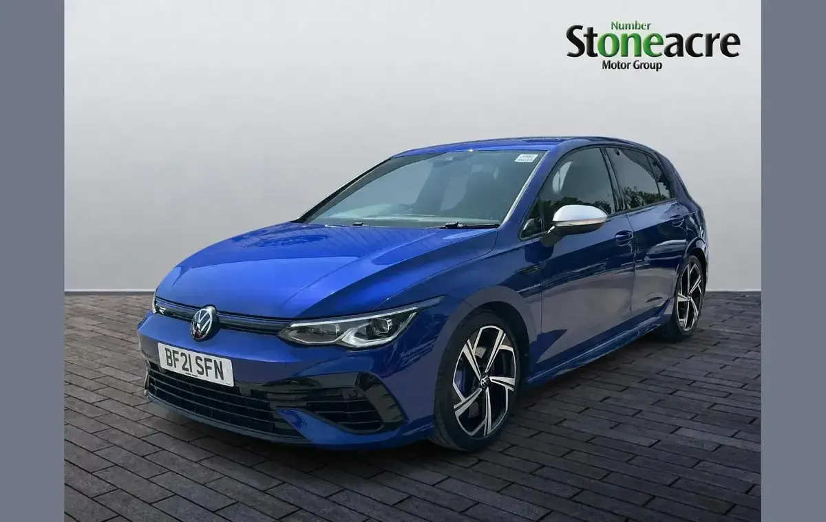 Used VW Golf VIII R 315 HP (231 kW) 2021 Blue Hatchback