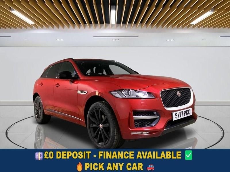 Red Used 2017 Jaguar F-Pace R-Sport SUV | £15,849 (Fair price) - Image 1/4
