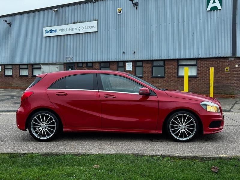 Used Mercedes A220 AMG 2015 Red Hatchback