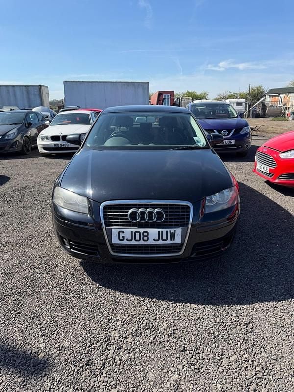 Used Audi A3 2008 Black Hatchback