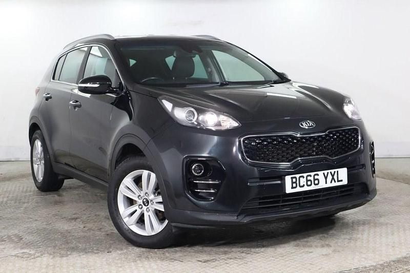 Usado Kia Sportage 115 HP (84 kW) 2017 Preto SUV