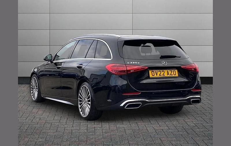 Used Mercedes C220 AMG Line Premium 196 HP (144 kW) 2022 Black Estate