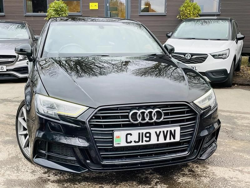 Used Audi A3 Black Edition 116 HP (85 kW) 2019 Black Sedan