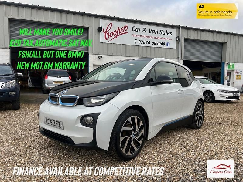White Used 2015 BMW i3 Comfort Edition Hatchback | £6,995 (Fair price) - Image 1/4