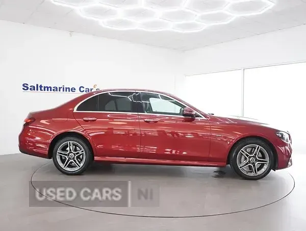 Used Mercedes E300 AMG Line Premium 2021 Red Sedan