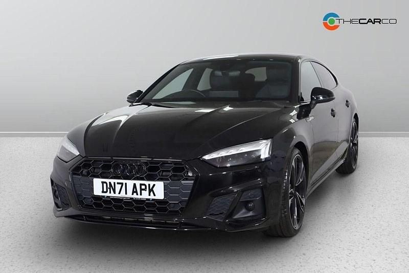 Used Audi A5 Sportback Black Edition 245 HP (180 kW) 2022 Black Hatchback
