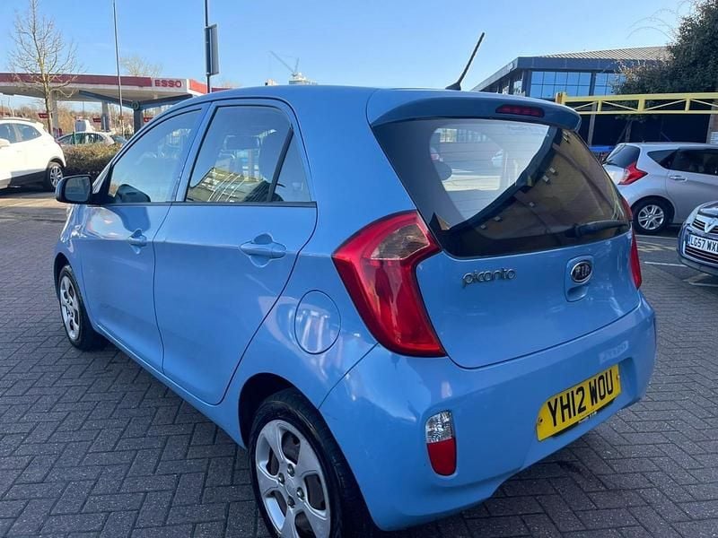 Used Kia Picanto 68 HP (50 kW) 2012 Blue Hatchback