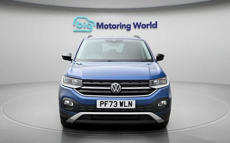 Used VW T-Cross Black Edition 110 HP (80 kW) 2023 Blue SUV