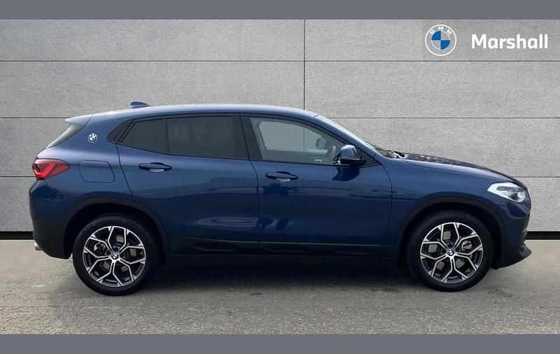 Used BMW X2 Sport Line 178 HP (130 kW) 2023 Phytonic blue metallic paint SUV