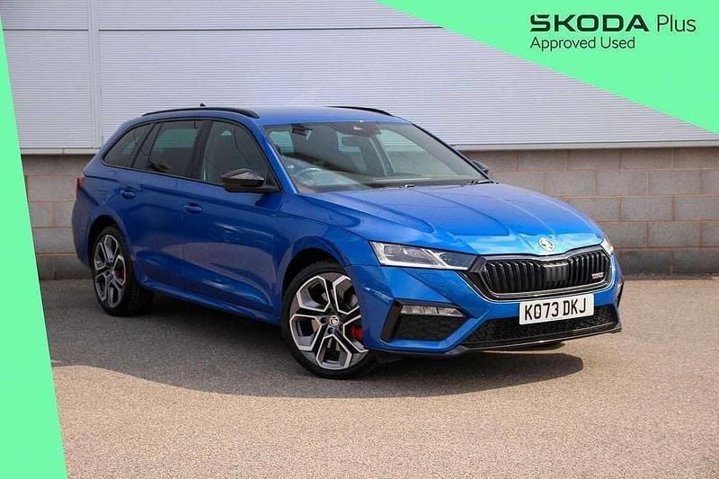 Blue Used 2023 Skoda Octavia vRS Estate | £27,820 (Fair price) - Image 1/4