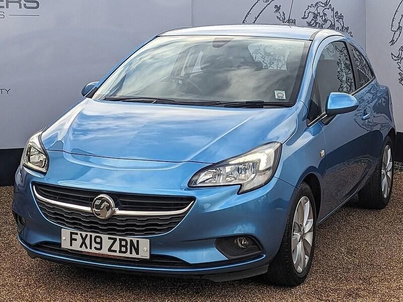 Used Vauxhall Corsa 75 HP (55 kW) 2019 Blue Hatchback