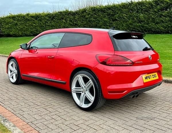 Used VW Scirocco Black Edition 150 HP (110 kW) 2017 Red Coupe
