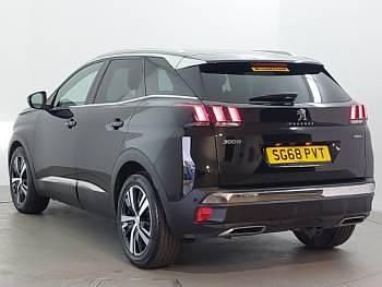 Used Peugeot 3008 GT-line 131 HP (96 kW) 2018 Black SUV