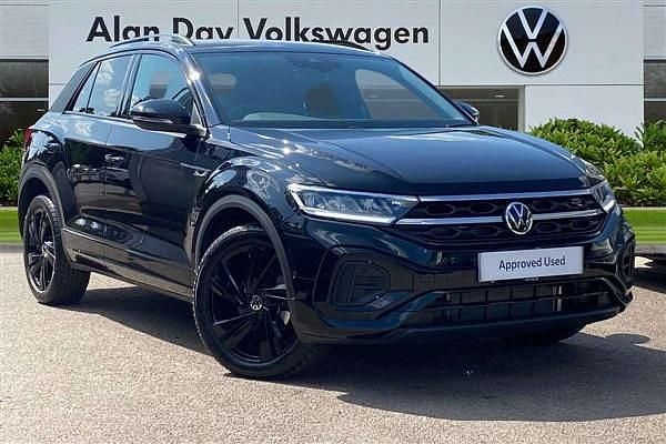 Black Used 2025 VW T-Roc R-line SUV | £29,600 (A bit pricey) - Image 1/4