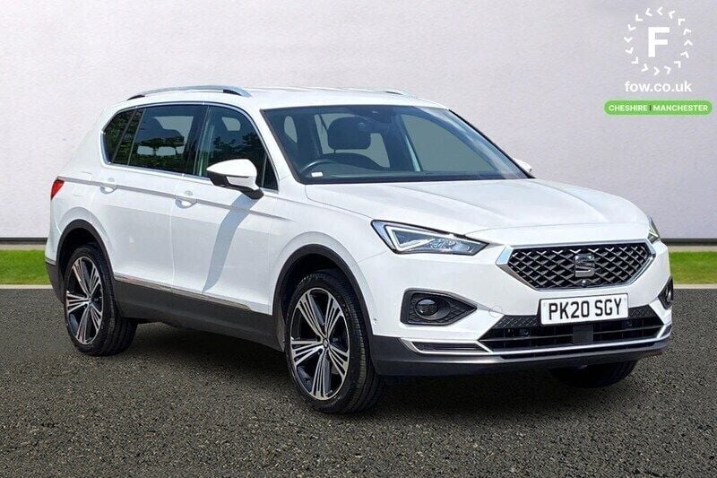 White Used 2020 Seat Tarraco XCELLENCE Lux SUV | £19,099 (Good price) - Image 1/4