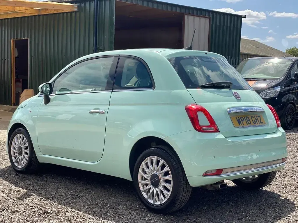 Used Fiat 500 Lounge 69 HP (50 kW) 2018 Green Hatchback