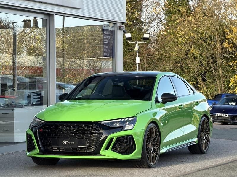 Green Used 2023 Audi RS3 Comfort Sedan | £45,980 (Good price) - Image 1/3