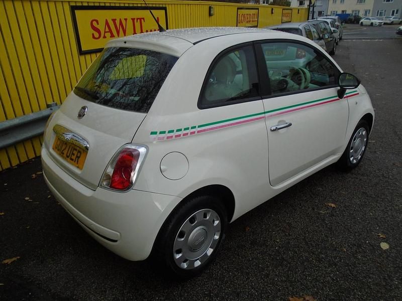 Used Fiat 500 Pop 69 HP (50 kW) 2012 White Hatchback