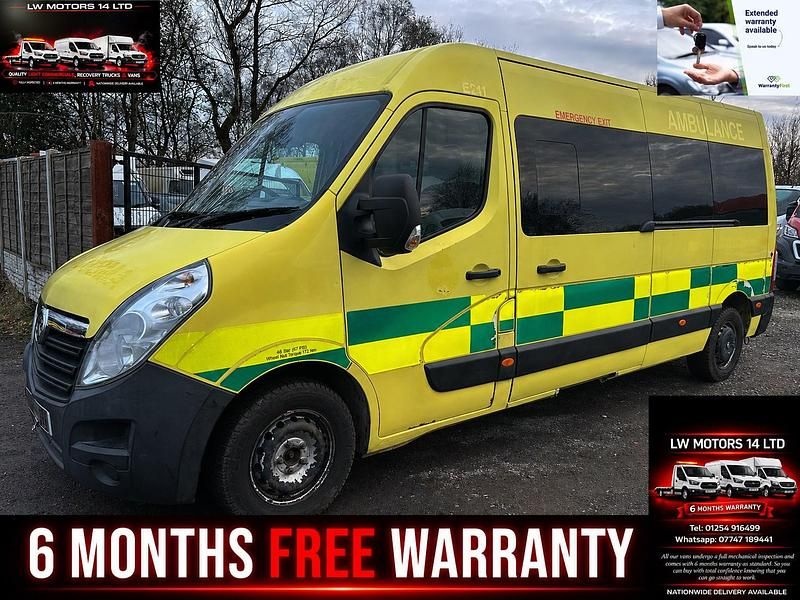 Second-hand Vauxhall Movano 123 CP (90 kW) 2016 Galben Monovolum