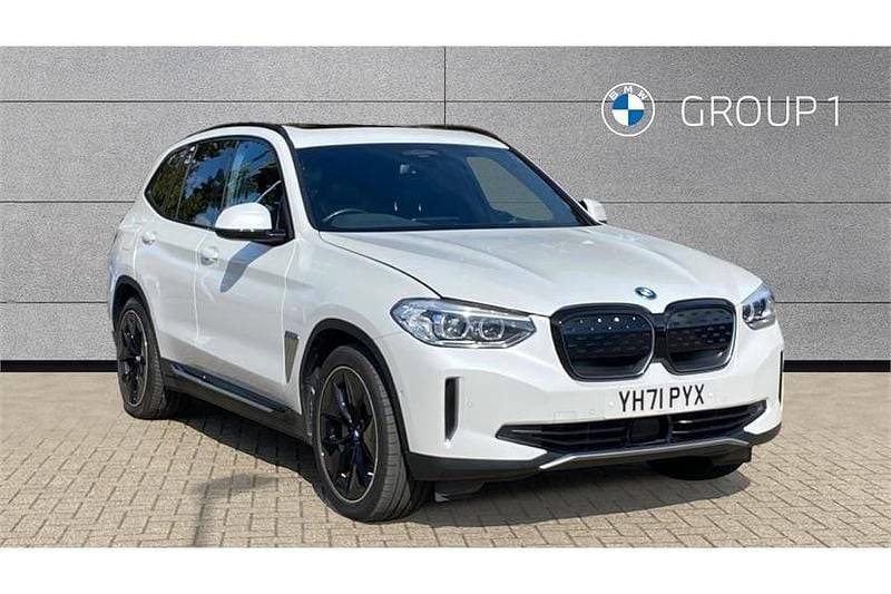 White Used 2021 BMW iX3 Shadowline SUV | £26,495 (Fair price) - Image 1/4
