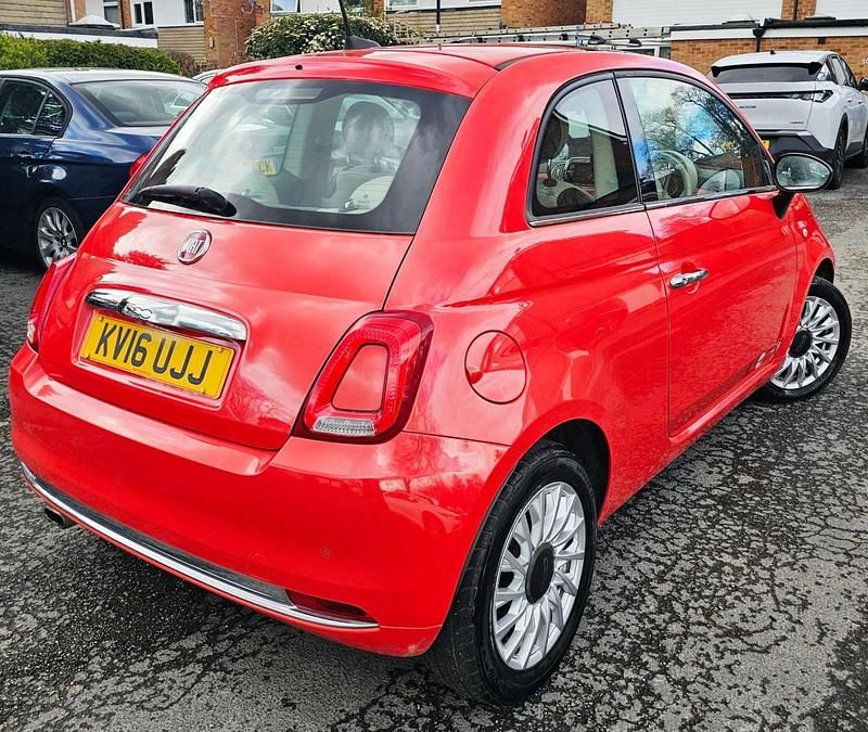 Used Fiat 500 Lounge 69 HP (50 kW) 2016 Pink Hatchback