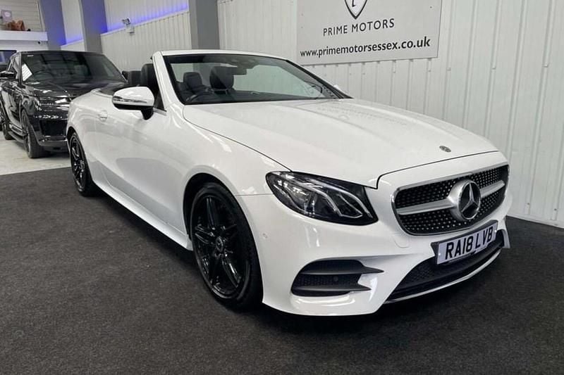 White Used 2018 Mercedes E300 AMG line Cabriolet | £18,749 (Super price) - Image 1/1