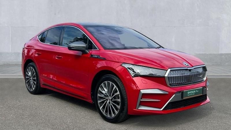 Velvet red metallic Used 2024 Skoda Enyaq iV LAURIN & KLEMENT SUV | £34,995 - Image 1/4