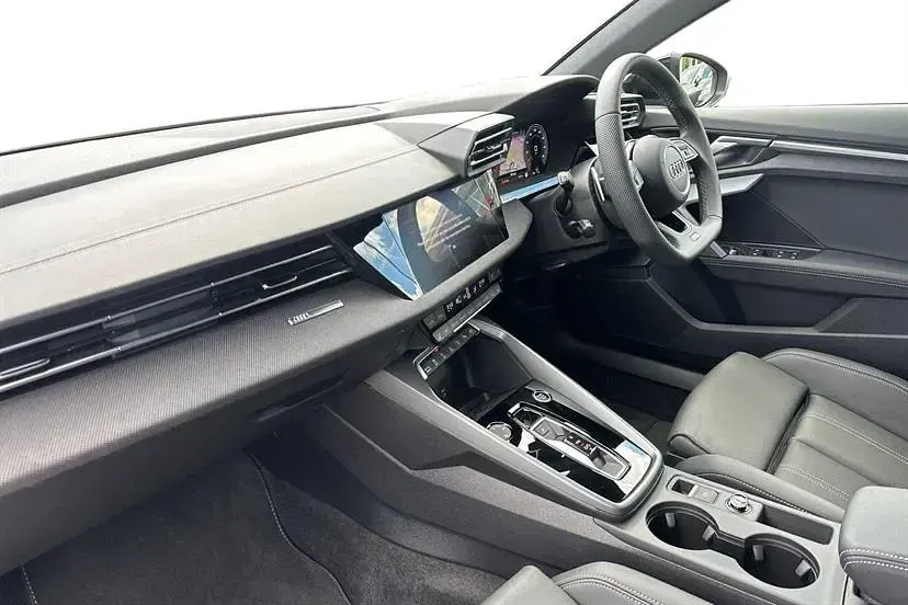 New Audi A3 Black Edition 150 HP (110 kW) 2026 District green