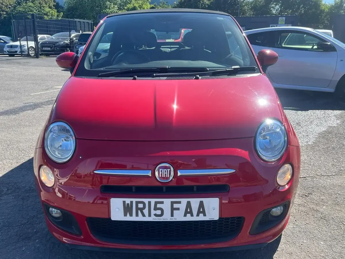 Used Fiat 500 S 2015 Red Cabriolet