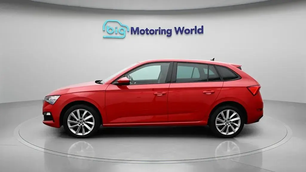 Gebraucht Skoda Scala SE L 110 PS (80 kW) 2021 Rot Kleinwagen