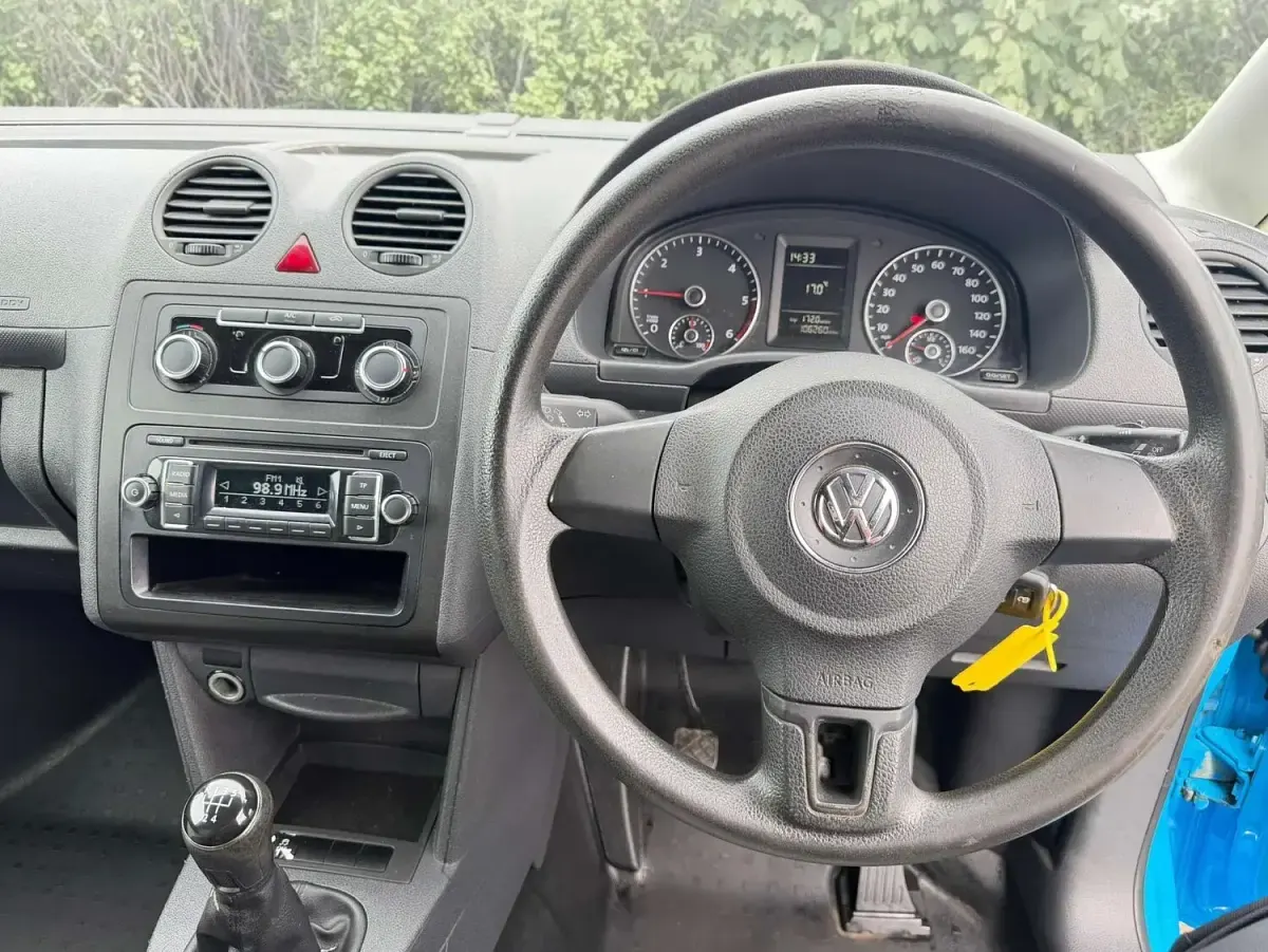 Used VW Caddy Startline 102 HP (75 kW) 2013 Blue MPV