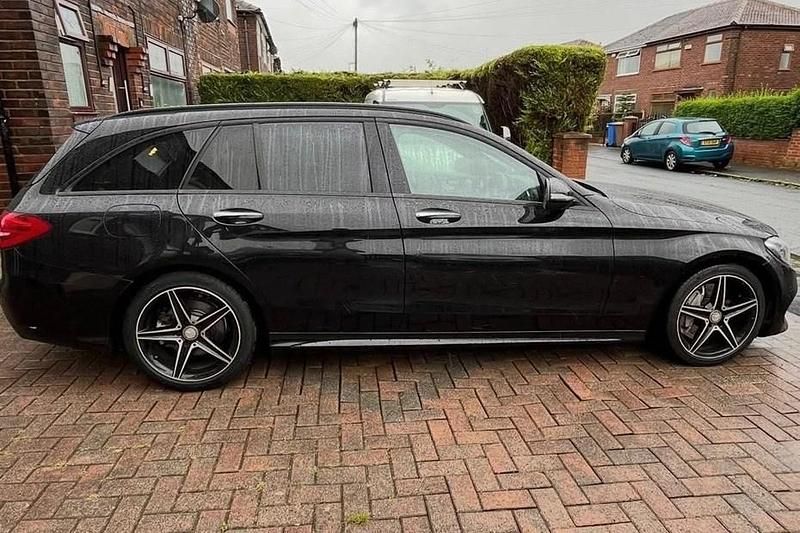 Black Used 2017 Mercedes C250 AMG Line Premium Plus Estate | £12,490 (Fair price) - Image 1/1