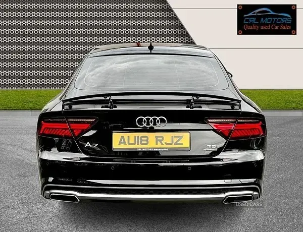 Usado Audi A7 Black Edition 286 CV (210 kW) 2018 Negro Utilitario