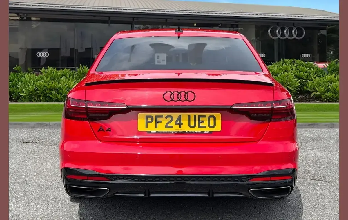 Used Audi A4 Black Edition 147 HP (108 kW) 2024 Red Sedan