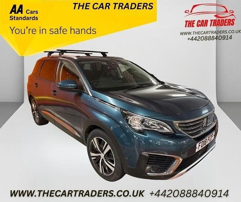 Green Used 2018 Peugeot 5008 Allure Hatchback | £12,788 (Fair price) - Image 1/4