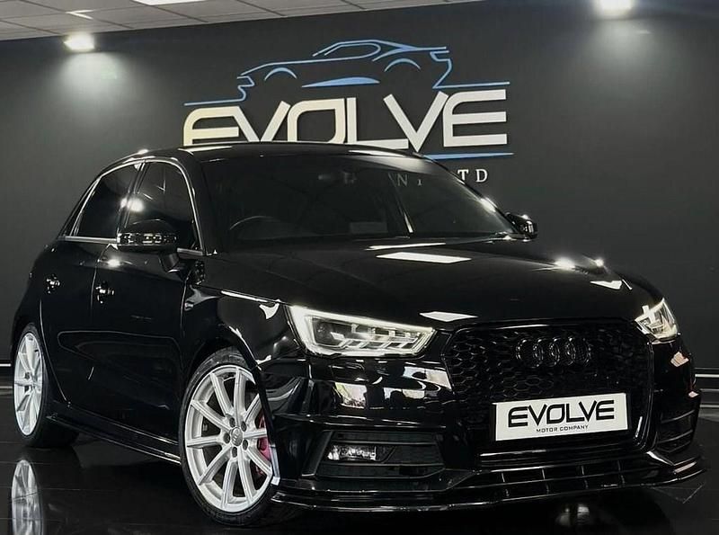 Used Audi A1 Sportback S-Line 125 HP (91 kW) 2015 Black Hatchback