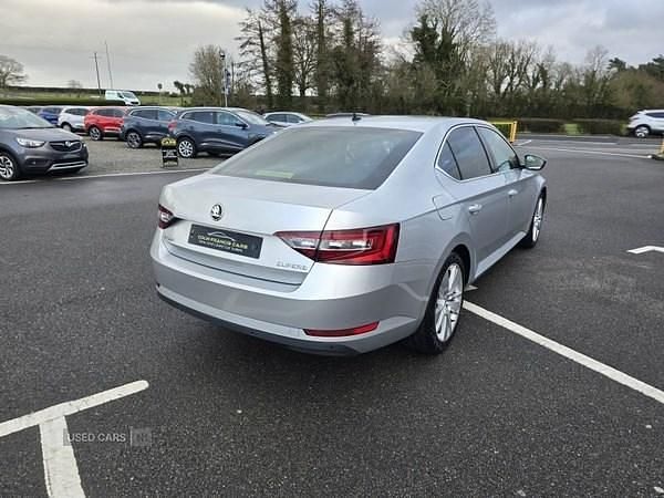 Used Skoda Superb SE L Executive 150 HP (110 kW) 2019 Silver Hatchback