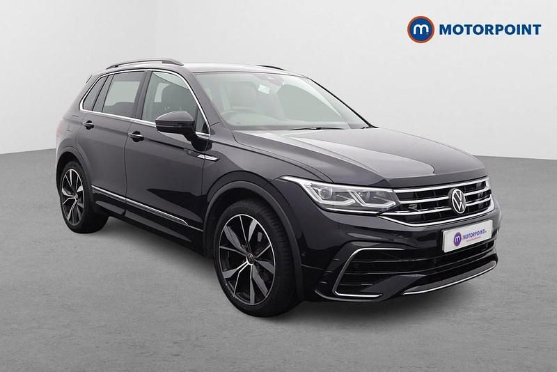 Black Used 2023 VW Tiguan R-line SUV | £27,999 (Fair price) - Image 1/4