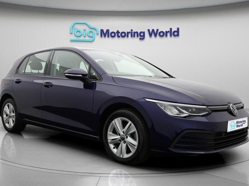 Blue Used 2022 VW Golf VIII S Hatchback | £14,100 (Super price) - Image 1/4