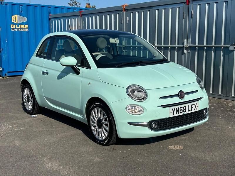 Used Fiat 500 Lounge 69 HP (50 kW) 2018 Green Hatchback