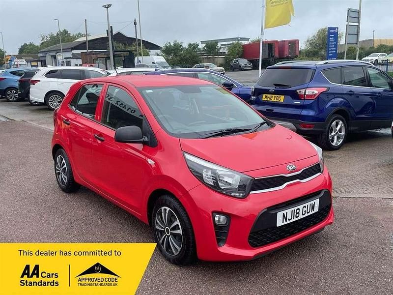 Red Used 2018 Kia Picanto Hatchback | £5,495 (A bit pricey) - Image 1/4